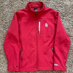 Colosseum Men’s Soft Shell Collegiate Jacket - Oklahoma Sooners